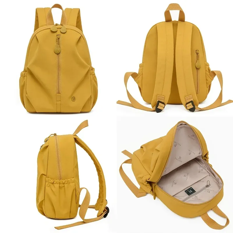 sac à dos antivol en nylon grande capacité pour femme avec compartiment multifonctionnel pour ordinateur portable, idéal pour les trajets quotidiens et les déplacements