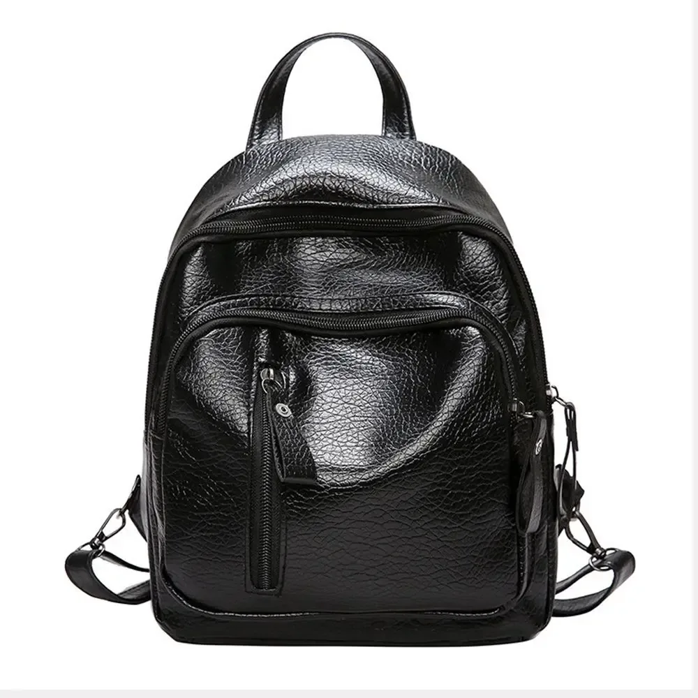 haute qualité imperméable en cuir femmes sac à dos mode anti-vol femmes sacs à dos dames grande capacité sac à dos