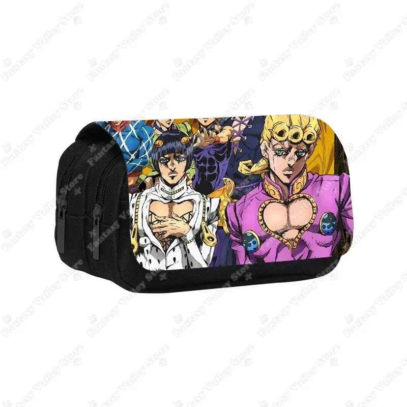 trousse à cosmétiques kujo kira yoshikage pour femmes, trousse à crayons, boîte à crayons scolaire, anime jojo ives arre adventure, killer calls een