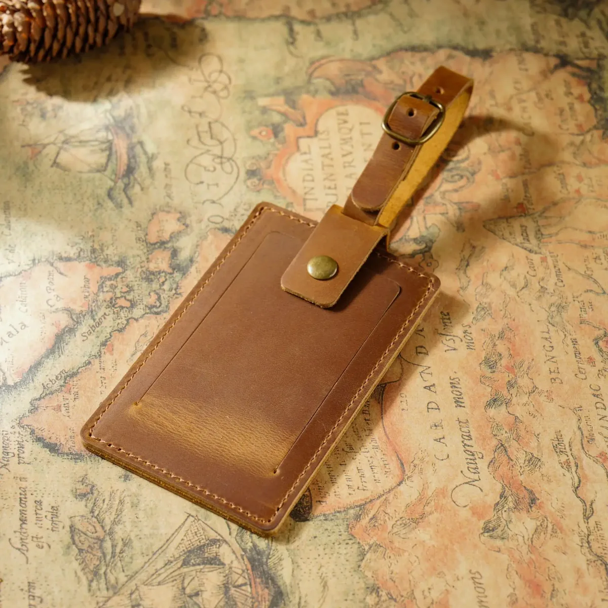lettres personnalisées gratuites, nouvelle couche supérieure en cuir de vache, carte d'embarquement pour avion, boîte de voyage créative, étiquette suspendue vérifiée dans l'étiquette de bagage en cuir