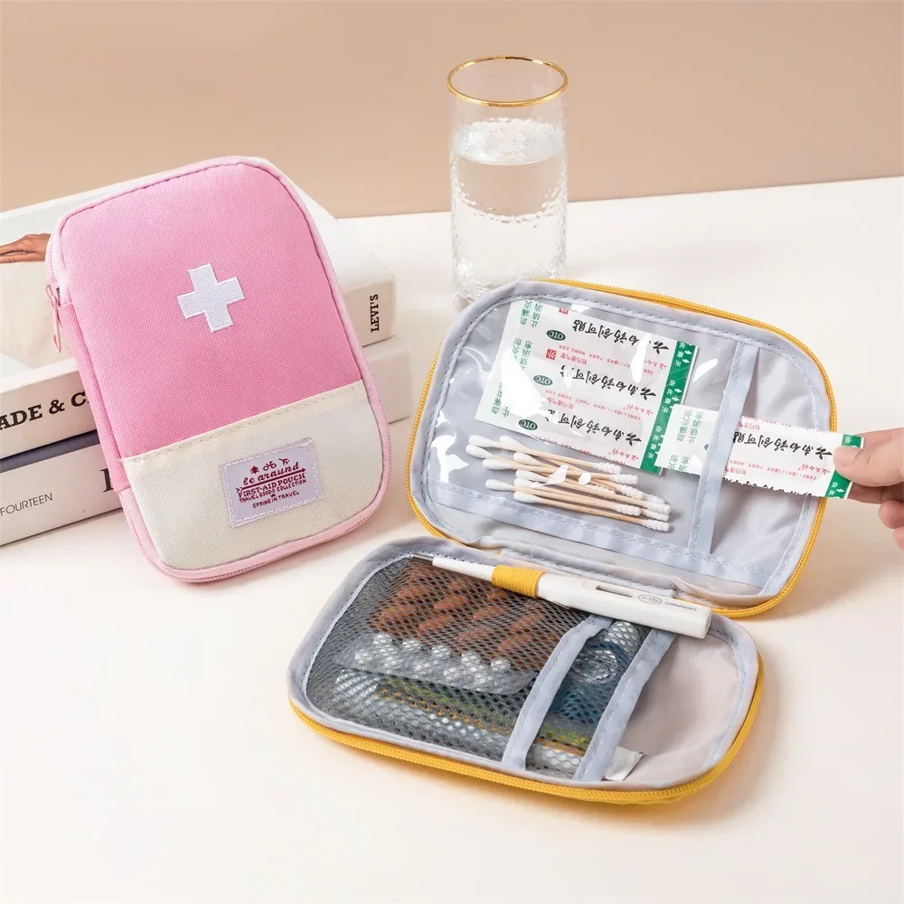 sac de rangement médical portable 3 pièces/ensemble, kit de premiers secours d'urgence pour camping, organisateur, sac de voyage en plein air à domicile