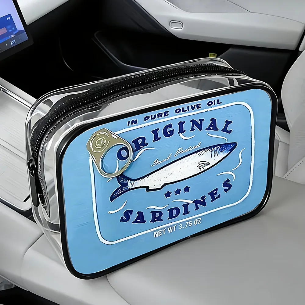 Sac de stade transparent en PVC, pochette de maquillage, organisateur de rangement transparent pour les matchs de football, cadeau de saison de remise des diplômes, étui de voyage étanche, 1 pièce