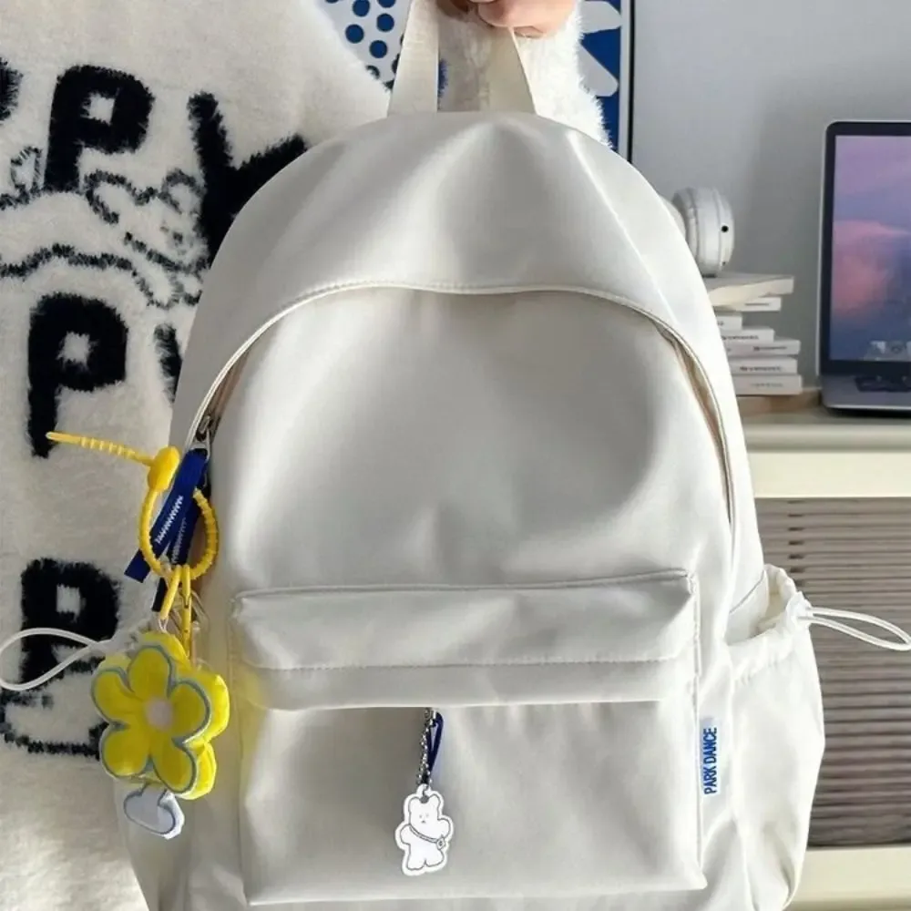 grande capacité décontracté mode sac à dos ultra-léger école ordinateur portable sac à dos fermeture éclair simple mignon étudiant sac d'école pour filles garçons