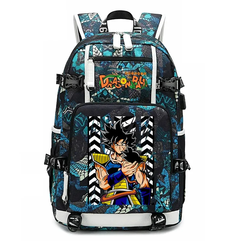 sac à dos imprimé dragon ball z pour étudiants, grande capacité, sac à dos décontracté pour enfants, adolescents, voyages scolaires