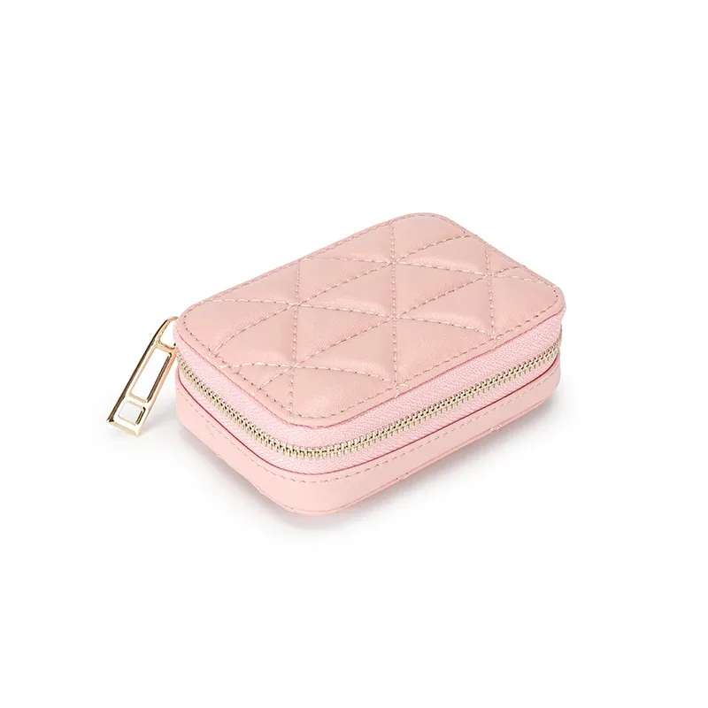 boîte à rouge à lèvres carrée de voyage, étui de rangement de maquillage en cuir véritable avec miroir, bâtons à lèvres, support en cuir, sac à cosmétiques, 2021