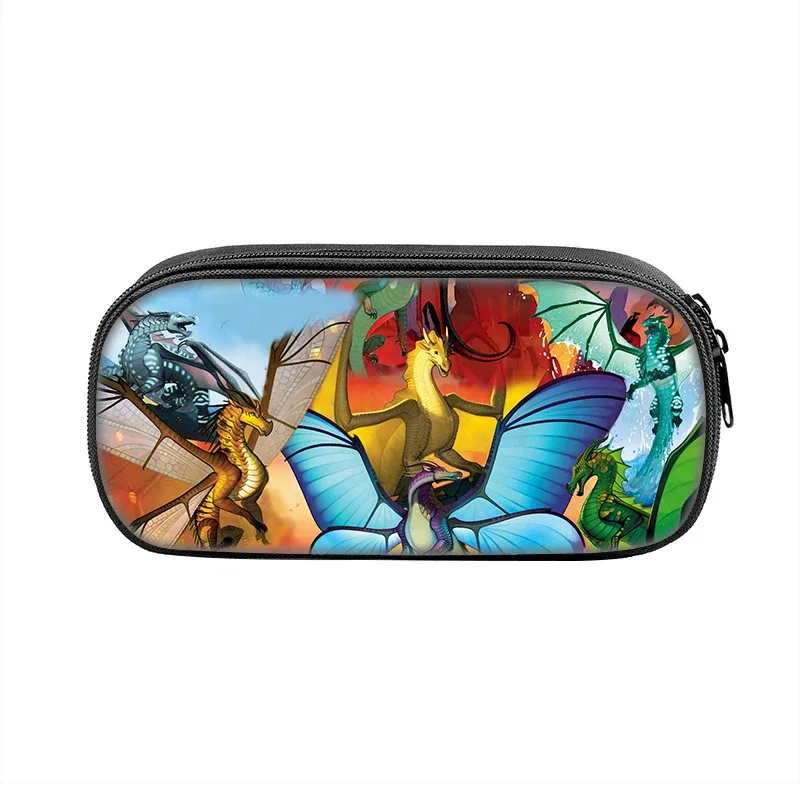 ensemble de sacs de téléphone wings of fire, sac à bandoulière avec sac initié, étui à crayons, boîte à crayons pour étudiants, meilleur cadeau, 2 pièces