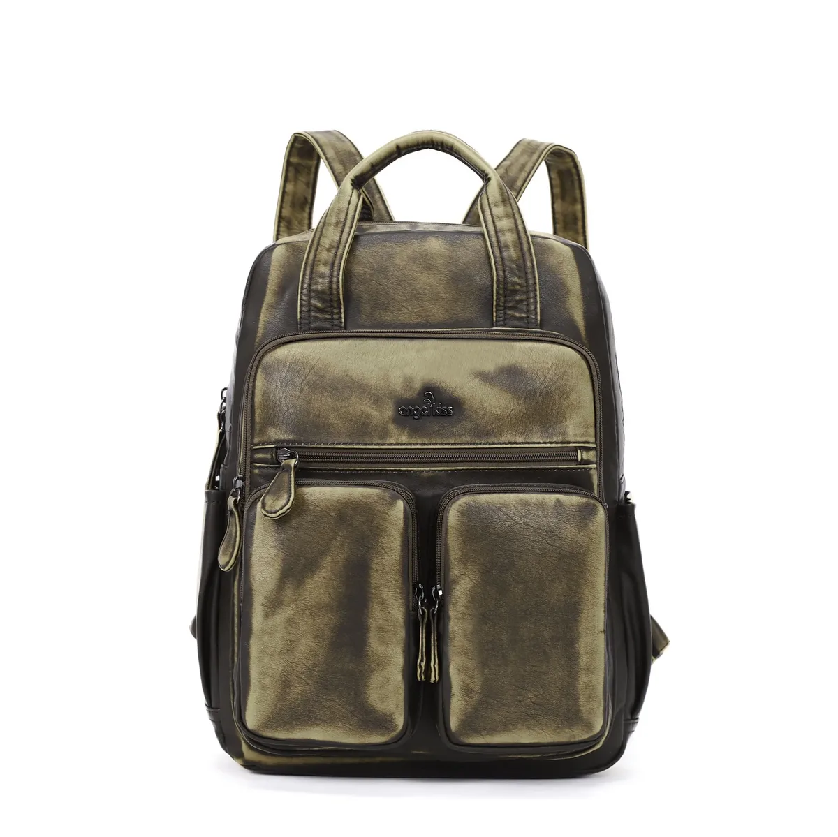 grand sac d'école pour femmes, couleur unie, multi-poches, mode voyage, grand sac à dos pour la rentrée scolaire