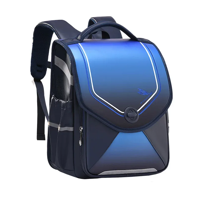 cartable japonais pour élèves du primaire, sac à dos de luxe pour enfants, sac de livre à rabat en pu, cartables de grande capacité, sac à dos d'école étanche