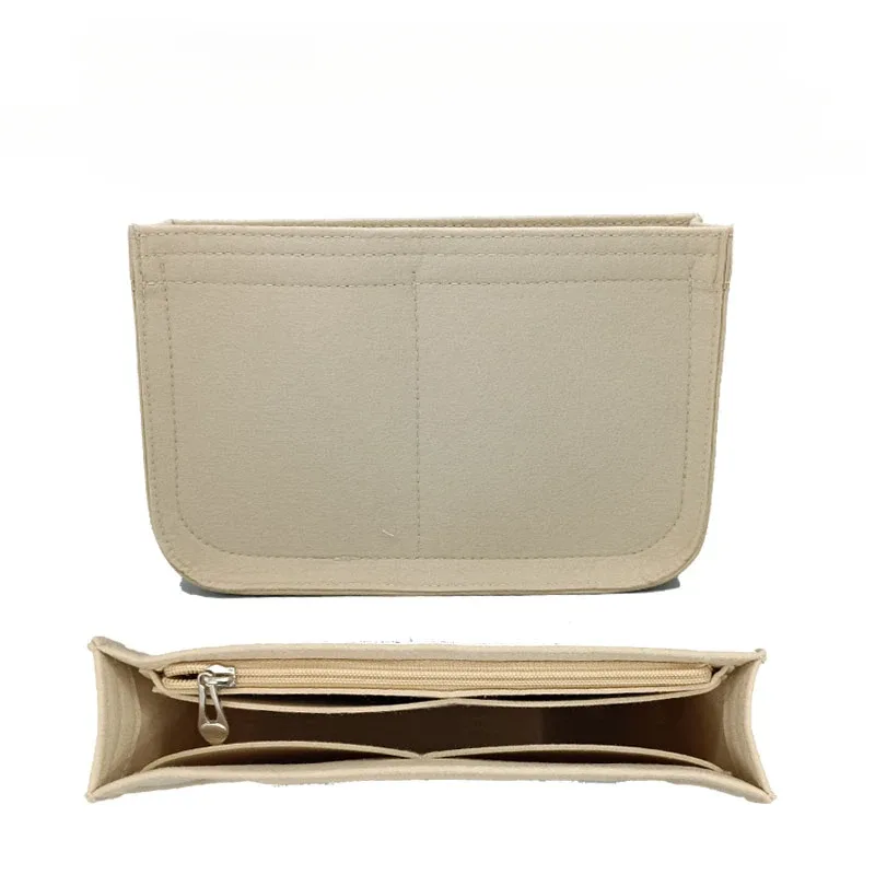 pour h evelyne 16 29 33 sac d'insertion feutre maquillage organisateur sac intérieur sac à main portable base shaper