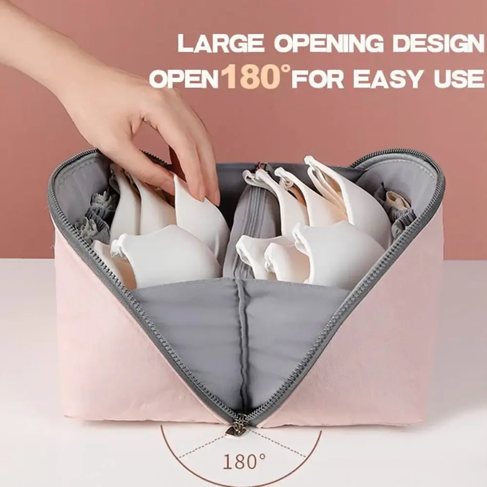 Sac de rangement multifonctionnel pour sous-vêtements, sac de voyage pour vêtements, soutien-gorge et chaussettes, sac de lavage pour articles cosmétiques portables pour femmes