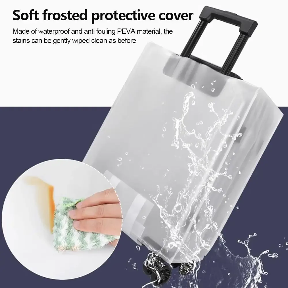 nouvelle housse de protection pour bagages givrée, anti-poussière, durable et imperméable.