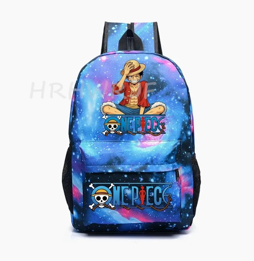 sac à dos one piece monkey d luffy pour adolescents, sac à dos en nylon pour filles, sac à dos mignon pour femmes, sac à dos pour ordinateur portable, sac de voyage, sac à dos de grande capacité, unisexe