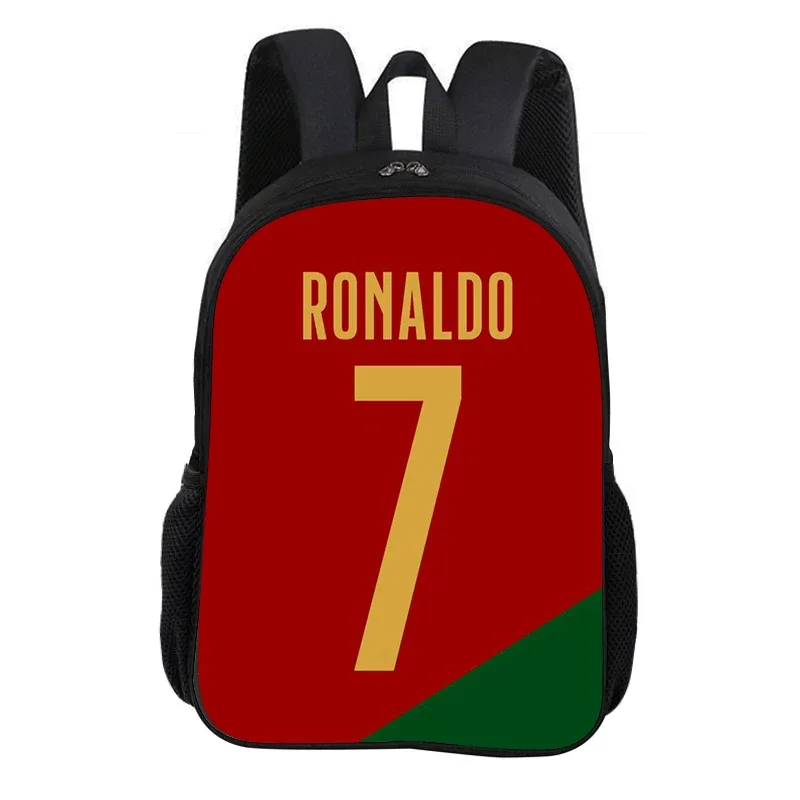 sac à dos scolaire ronaldo cr football star, sac à dos pour enfant, sac à livres, sac à dos de mode, sac à dos de sport, cadeau pour enfant
