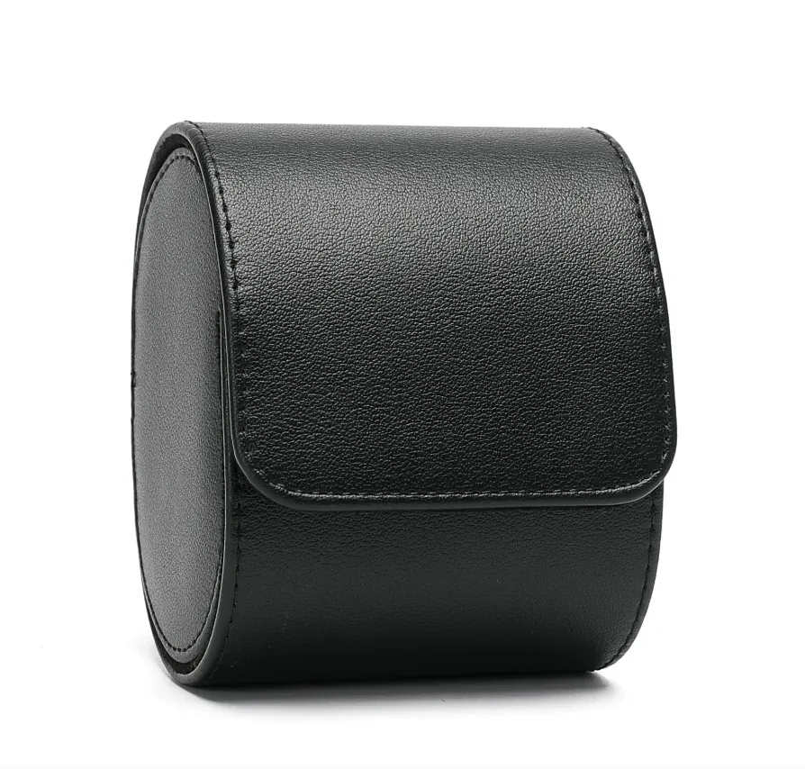 étui à montre personnalisé avec logo, en cuir pu de luxe, gravure de nom, organiseur pour hommes à 1, 2 ou 3 emplacements, boîte à montre de voyage, cadeau pour femmes, boîte de présentation de montre