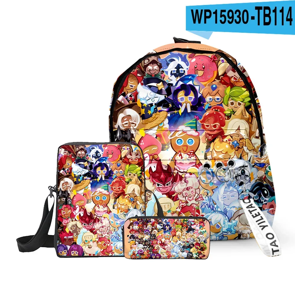 sac à dos scolaire classique amusant shadow milk en peluche avec impression 3d, lot de 3 pièces : sac à dos pour ordinateur portable, sac à bandoulière incliné et trousse à crayons