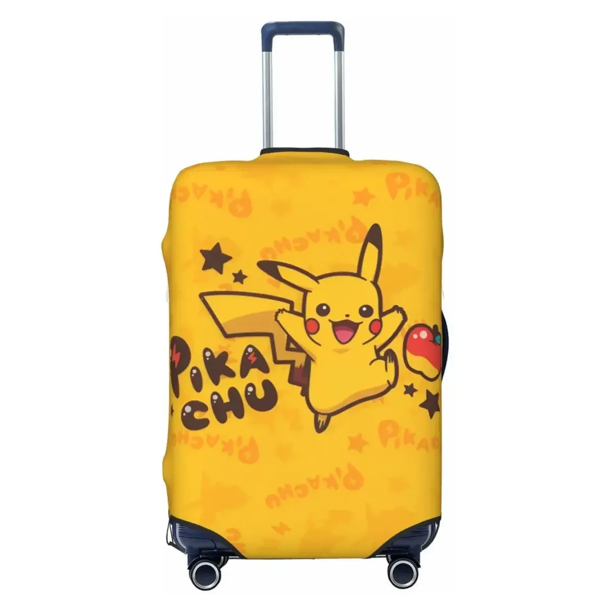 housse de valise de voyage p-pikachizer en matériau élastique, convient aux bagages de 18 à 32 pouces, durable, anti-rayures, anti-poussière, lavable
