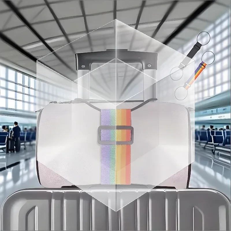 sangle de bagage élastique compacte réglable pour un transport facile et sécurisé