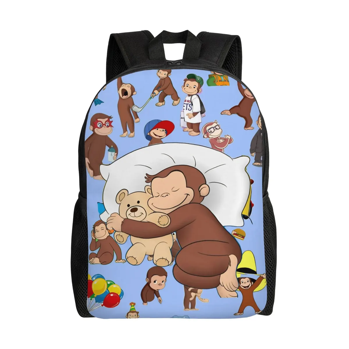 sac à dos curious george african monkey pour enfants, garçons et filles, sacs à dos légers pour tout-petits, maternelle