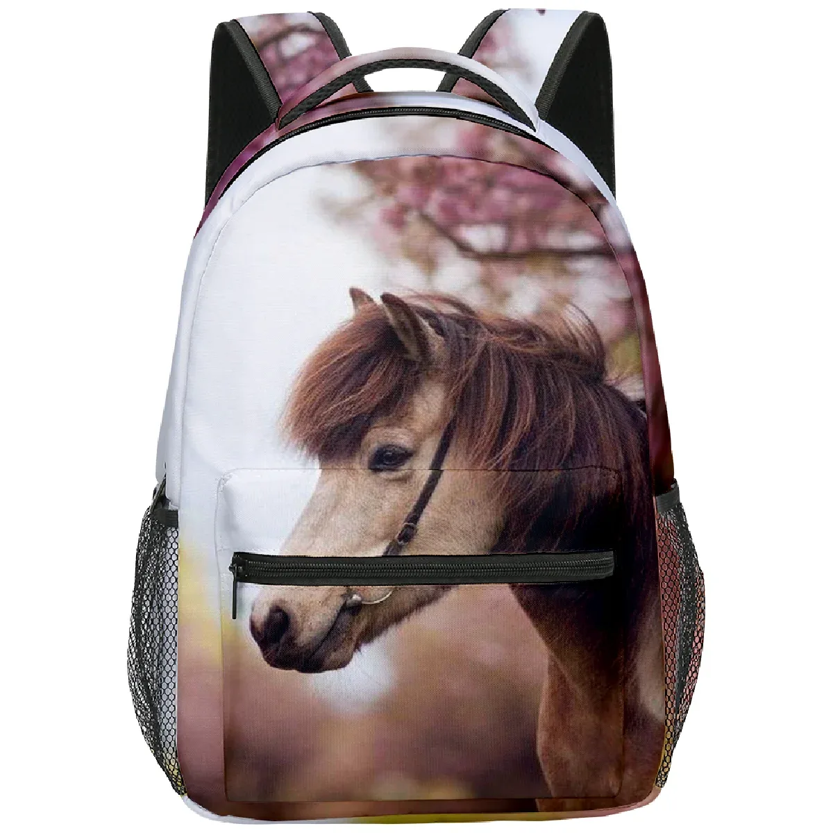 chimpopméthanol-sac à dos étanche pour étudiant, sac à dos pour ordinateur portable, impression 3d, oxford, cheval, licorne, voyage, garçons, filles, nouveauté
