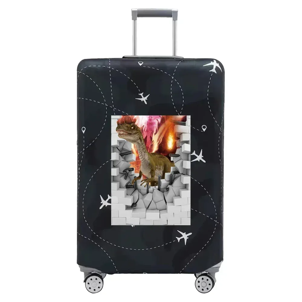housse de protection pour bagages, housse de protection extensible anti-poussière pour bagages de 18 à 32 pouces, accessoires de voyage, série à motifs 3d