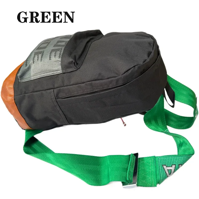 nouveau style de sac à dos de moto universel pour femme, grand sac à dos d'extérieur pour homme, sac à dos vert pour ordinateur portable avec sangles de course