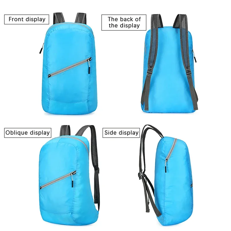 sac à dos pliable et étanche pour homme et femme, observateur, voyage, dehors, jour, cyclisme, randonnée, ultraléger