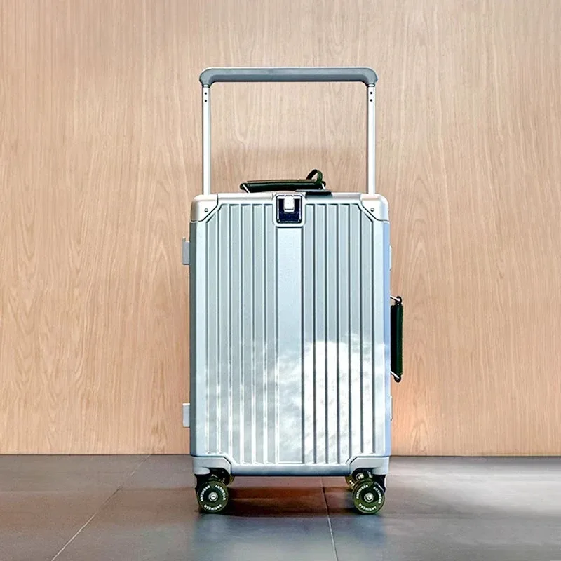 bagage à roue de patinage, valise d'embarquement de 20 pouces, étui de voyage de 24 pouces, boîte de mot de passe premium, boîtier de chariot durable, nouvelle collection 2025