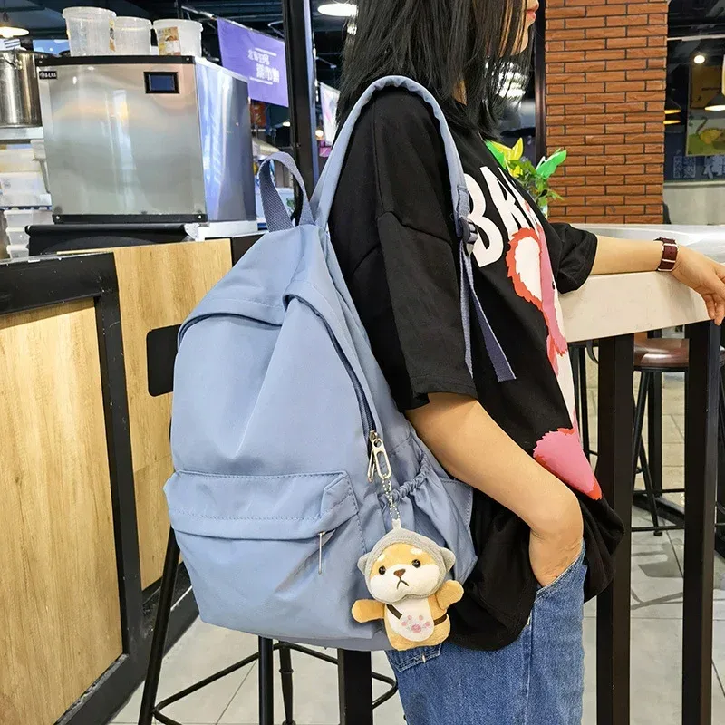 sac à dos en nylon personnalisé avec nom personnalisé, sac pratique léger, cadeau idéal pour la saison scolaire, utilisation quotidienne, activités de plein air