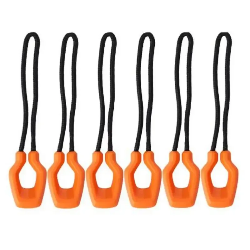 extracteurs de fermeture éclair lumineux, extension de fermeture éclair pratique pour sac à dos, veste, accessoire de fermeture éclair pour tente, outil de tête coulissante, 6/12 pièces