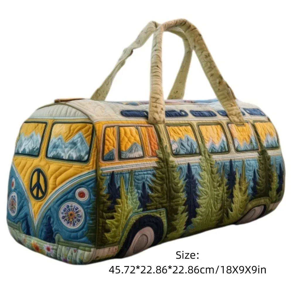 sac de voyage matelassé à sangle réglable, sac fourre-tout matelassé 3d, sac de sport grande capacité, sac de gym, sac de camping extérieur