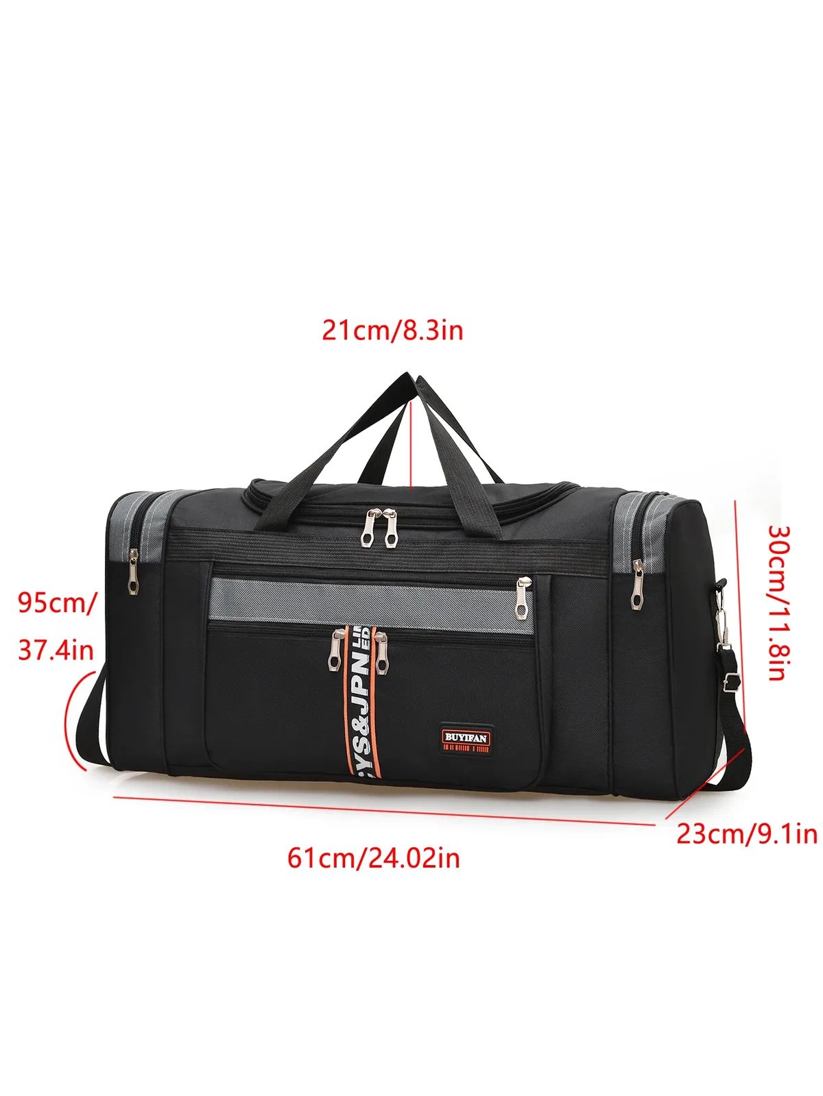 sac de sport pliable à bandoulière, sac de voyage