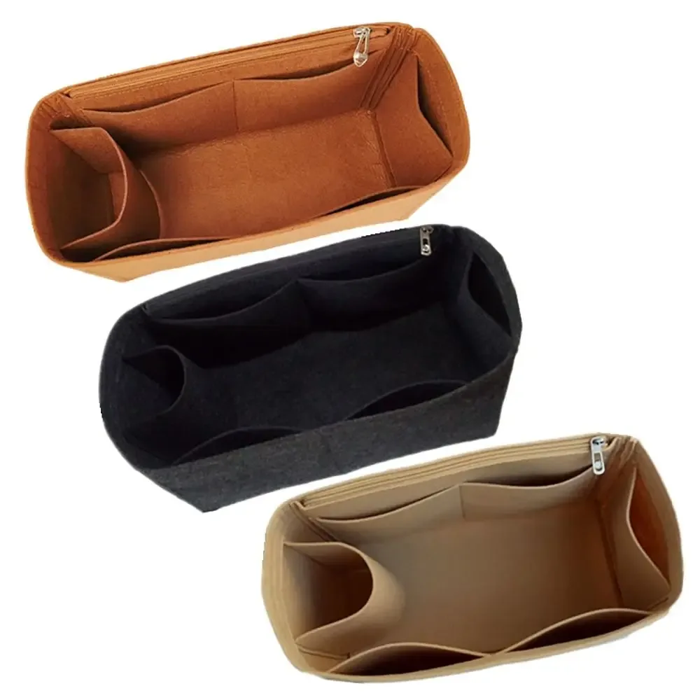 sac à main en feutre simple, sac d'insertion, support de sac, sac interne multi-poches, sac portable de voyage, organisateur pour birkin25/30/35