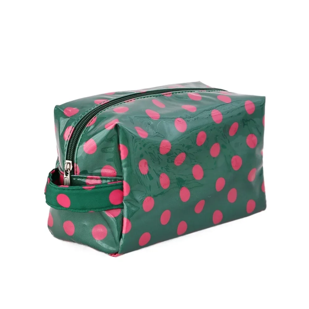 brlponve trousse de maquillage élégante et imperméable, pochette cosmétique compacte et durable, idéale pour les voyages, tendance et pratique avec doublure oxford
