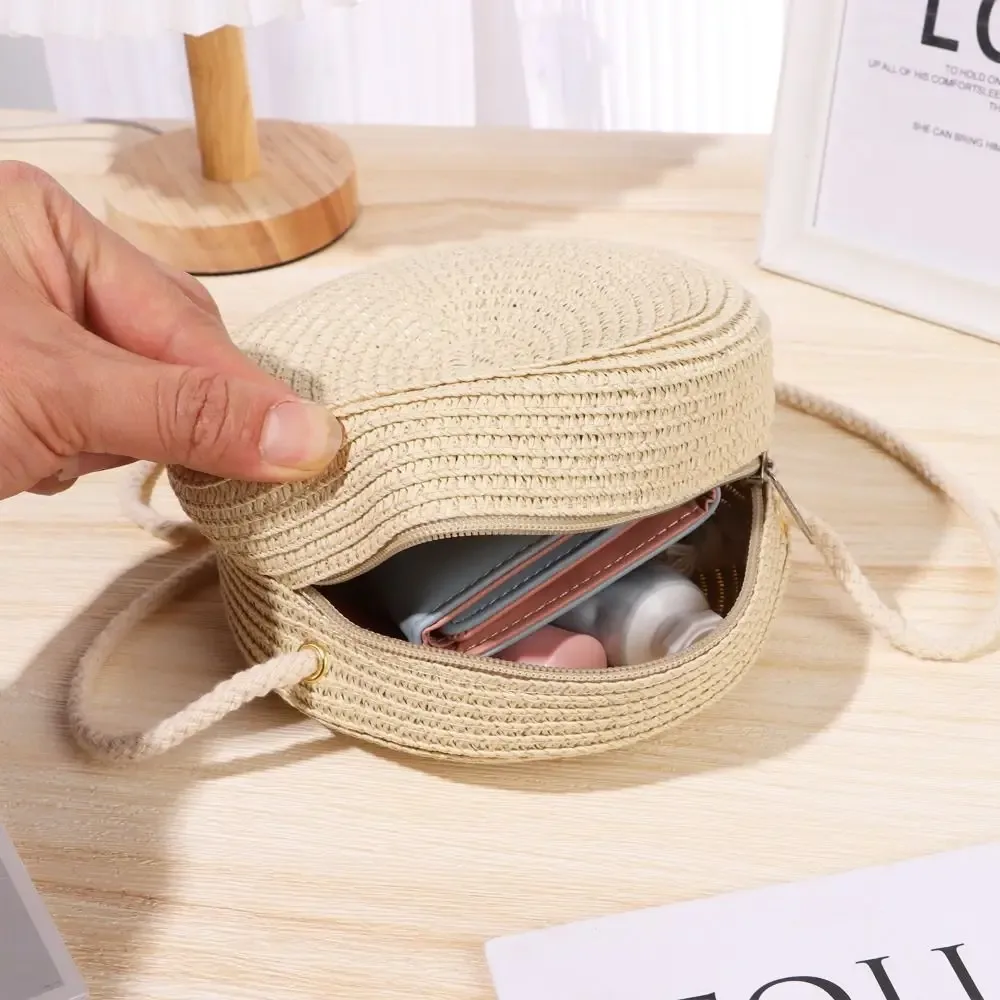 sacs à bandoulière pour femmes et filles, sac à main en rotin tressé, sac de plage d'été, sac en paille, sac à main en paille