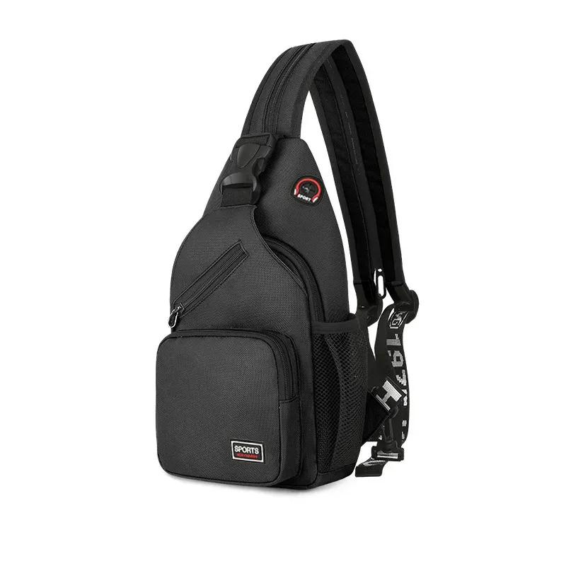 petit sac à dos unisexe à bandoulière, polyvalent, étanche, sac à bandoulière de poitrine, voyage randonnée, sac de jour de grande capacité