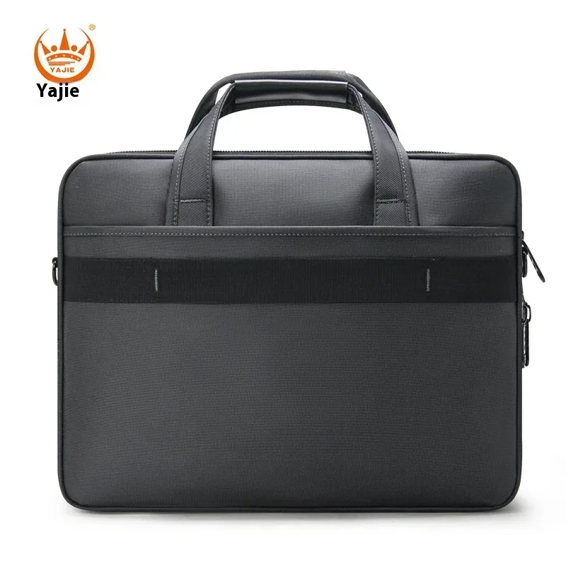 porte-documents pour hommes d'affaires, sac en toile imperméable de grande capacité pour ordinateur portable de 15.6 pouces, sacs de travail, sacs d'affaires, sacs de bureau officiels