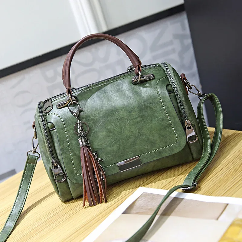 duzeala-sac à bandoulière en cuir pu avec fermeture éclair pour femme, sacoche personnalisée, style rétro, nouvelle collection 2022
