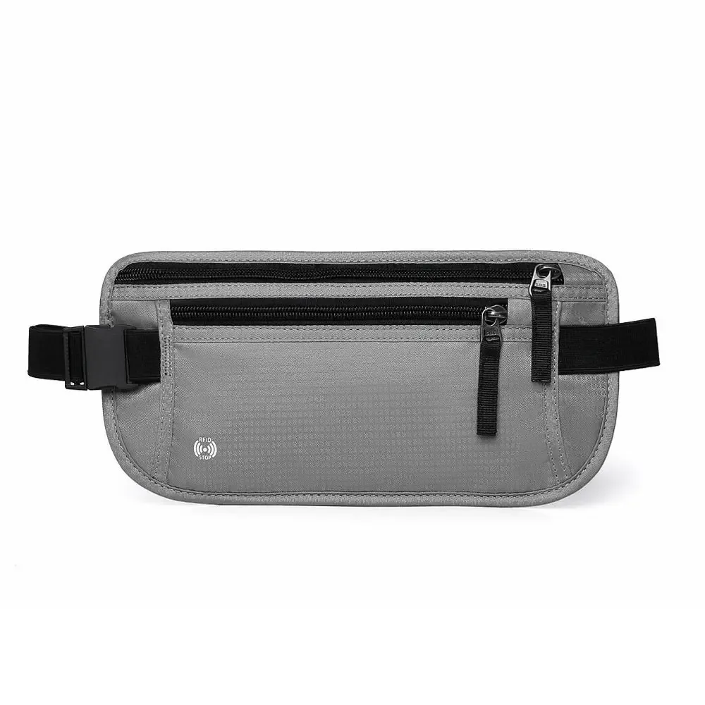 sac de voyage rfid créatif multicolore pour passeport, certificats personnels, portefeuille antivol, sac banane pour voyages d'affaires