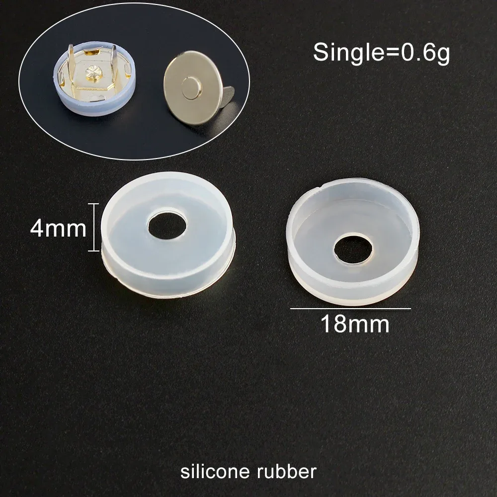 20 pièces/50pcs sac bas pied clou serrure siège housse de protection anti-dérapant résistant à l'usure portefeuille sac à main bas couverture en silicone