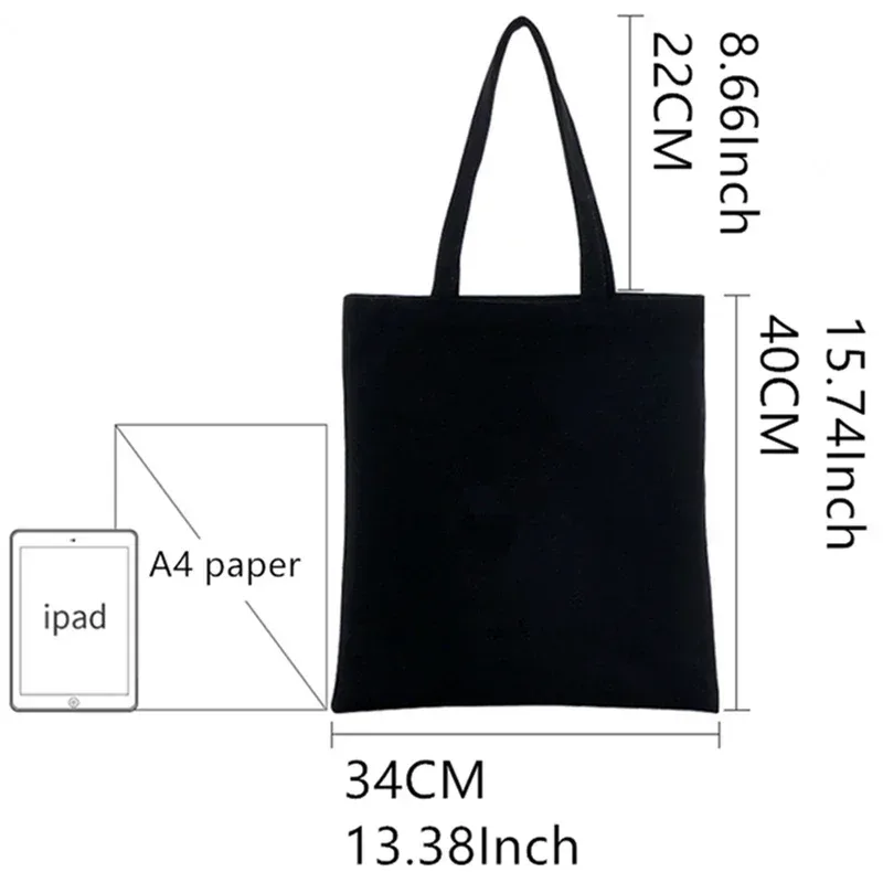 sac fourre-tout en toile avec motif cerf et imprimé drapeau américain camouflage, style décontracté pour les courses quotidiennes