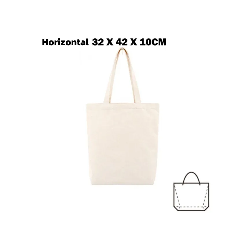 sac de courses réutilisable grande capacité pliant blanc sacs fourre-tout écologiques pliable toile épicerie sac à main pour femme sac à bandoulière