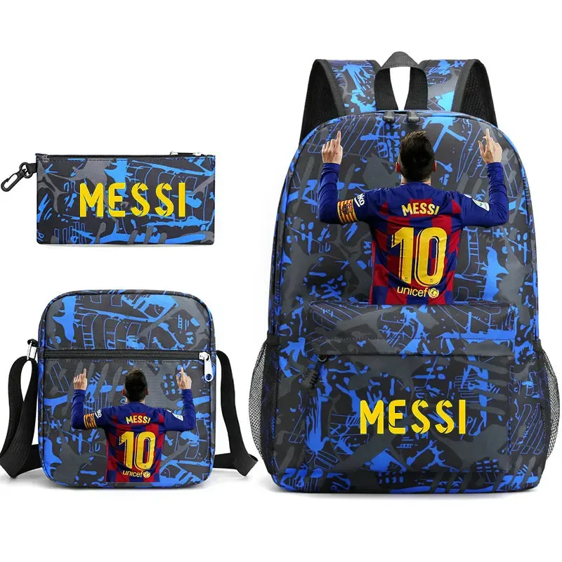 sac à dos messi léger et décontracté, grande capacité, pour femmes, hommes, étudiants, trousse à crayons, sacs à bandoulière, ensembles