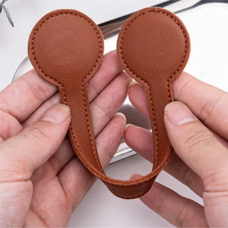 clip de chapeau magnétique en cuir pu polyvalent, organisateur rond magnétique puissant, breloques pour sac de voyage, accessoires de bagages