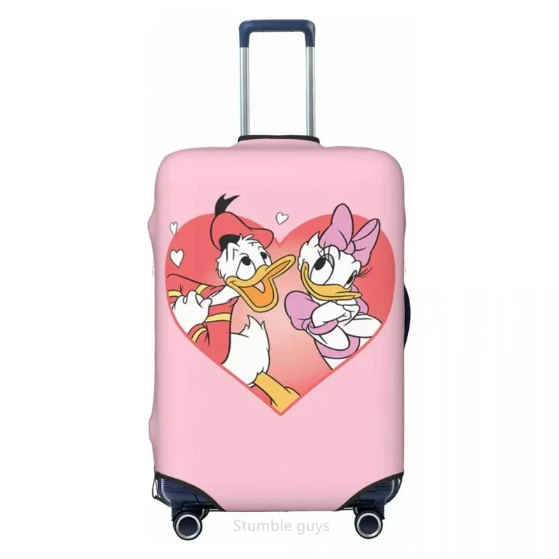 housse de protection extensible pour bagages de voyage, motif canard tendance, convient aux bagages de 18 à 32 pouces, anti-rayures, lavable