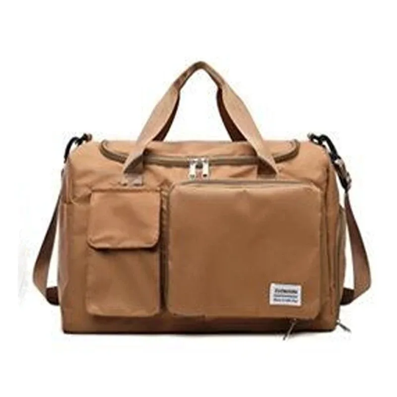 markroyal-sacs de voyage en toile imperméables pour femmes, sac de sport, sacs de sport, compartiment à chaussures initié, sac à main de poche, livraison directe