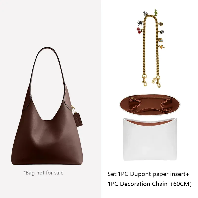 organisateur de sac pour coach brooklyn28, insert léger pour sac, support de rangement en papier dupont, accessoires pour sacs imperméables
