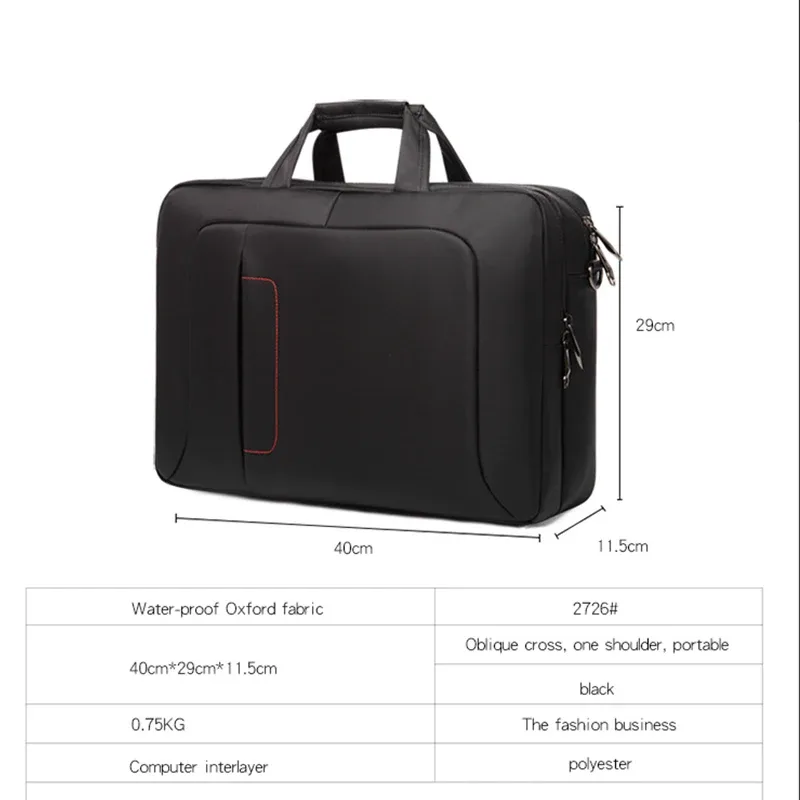 sac à main personnalisé pour hommes, avec logo imprimé, nom, mallette d'affaires de 15.6 pouces, sac étanche en nylon pour ordinateur portable pour femmes