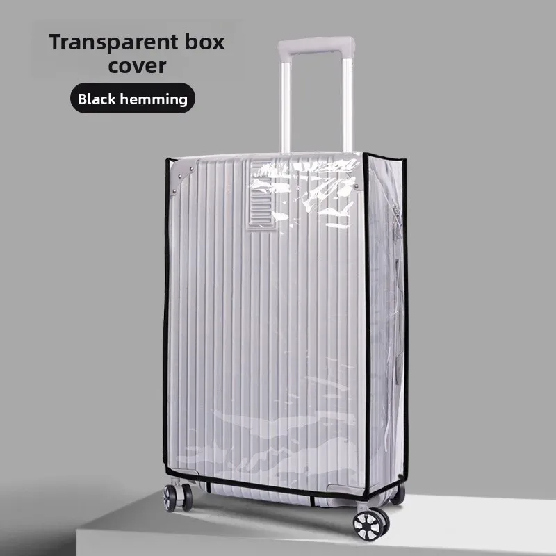 nouvelle housse de protection pour valise transparente imperméable épaisse de 20 à 30 pouces, housse de valise en pvc, housse roulante pour valise de voyage