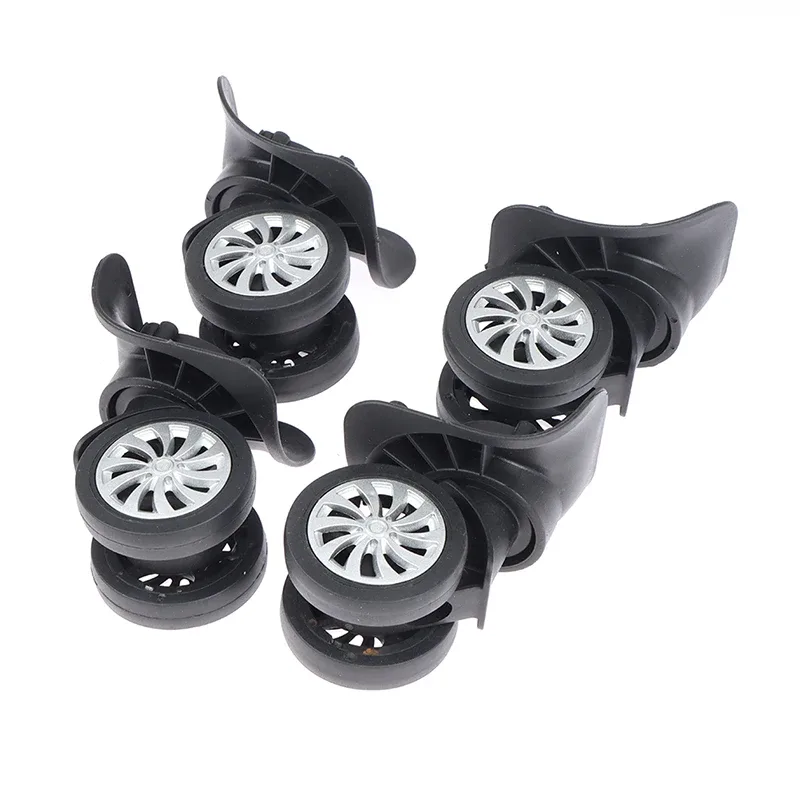 valise à bagages universelle, roues pivotantes à 360 degrés, outils de roue de chariot, 4 pièces