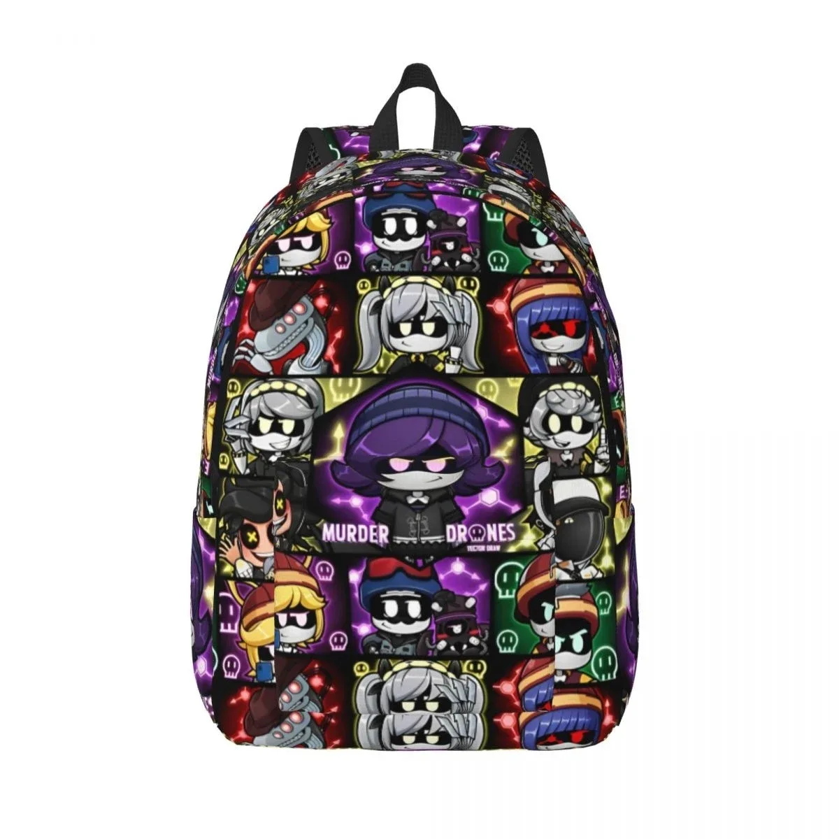 murder drones dessin animé adolescent sac à dos léger lycée randonnée voyage série tv sac à dos hommes femmes ordinateur portable toile sac